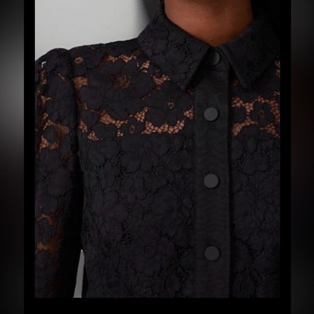 Shoshanna Highland Dress Intricately Black Lace Giving This Your Go 2 Sexy Dress - Picture 8 of 14